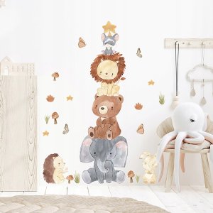 ROOM Decor SIPO-WS63043 NAKLEJKI NA ŚCIANĘ PIRAMIDA ZWIERZĘ 7
