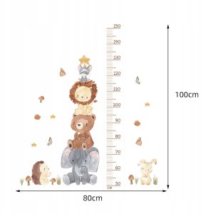 ROOM Decor SIPO-WS63043 NAKLEJKI NA ŚCIANĘ PIRAMIDA ZWIERZĘ 9
