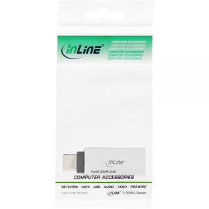 Adapter USB InLine USB-C - USB Srebrny  (35801) 3