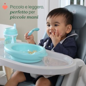 CHICCO-1610025-PIERWSZA ŁYŻECZKA          NIEBIESKA 8M+ 4
