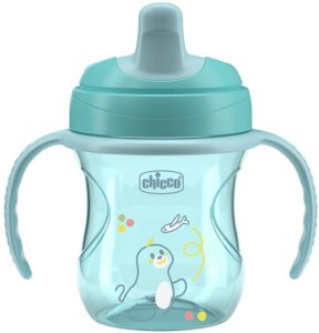 CHICCO-692115- KUBEK NIEKAPEK Z TWARDYM   USTNIKIEM 200ML 1