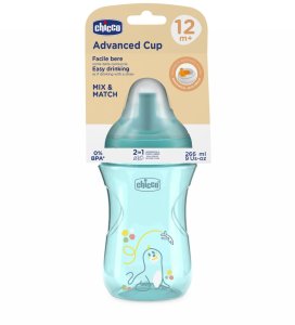 CHICCO-694125-KUBEK NIEKAPEK Z USTNIKIEM  W KSZTAŁCIE S 6