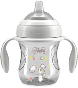 CHICCO-691135-PIERWSZY KUBEK TRENINGOWY   Z MIĘKKIM USTNIKIEM 1