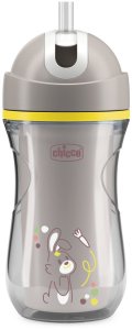 CHICCO-699135-KUBEK NIEKAPEK TERMICZNY    ZE SŁOMKĄ 266ML 1