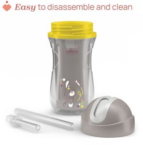 CHICCO-699135-KUBEK NIEKAPEK TERMICZNY    ZE SŁOMKĄ 266ML 6