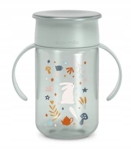 SUAVINEX - 402793-KUBEK TRENINGOWY 360*   340ML/NIEKAPEK/12M+/MIĘTOWY/WONDERLAND 1