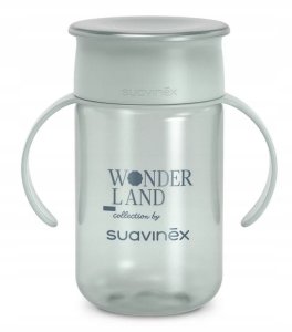 SUAVINEX - 402793-KUBEK TRENINGOWY 360*   340ML/NIEKAPEK/12M+/MIĘTOWY/WONDERLAND 3