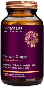 DOCTOR LIFE_Silymarin Comlex ekstrakt z nasion Ostropestu Plamistego 250mg suplement diety 100 kapsułek 1