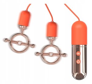 S-HANDE_Forbidden Lock wibrator sutkowy z zamknięcem Red Gold 1