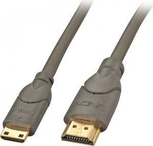 Kabel Lindy HDMI Mini - HDMI 0.5m szary (41030) 1