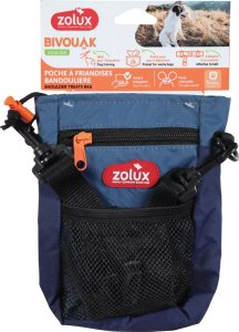 ZOLUX Saszetka na przysmaki dla psa na pasku BIVOUAK niebieska 1