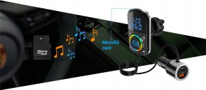 Transmiter Bluetooth FM Transmiter NAVITEL BHF08 PRO 7