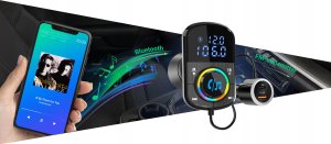 Transmiter Bluetooth FM Transmiter NAVITEL BHF08 PRO 10