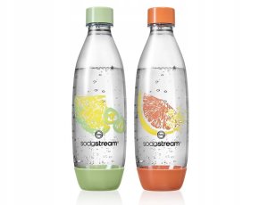 Butelki SodaStrem 2x1L Fuse Crafted (Coral Orange/Forest Green) 1