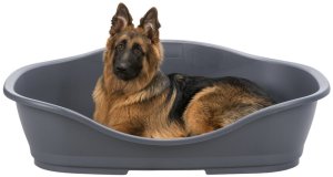 Sleeper 1, legowisko, dla psa/kota, plastikowe, ciemnoszare, 56 � 41 cm, z recyklingu 1