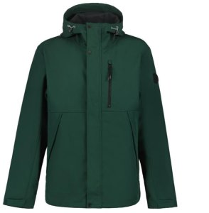 Icepeak vyriška softshell striukė ADONO, tamsiai žalia 1