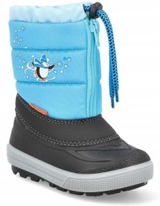 Demar vaikiški žieminiai batai su natūralia vilna KENNY 2, mėlyni 2