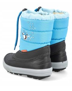 Demar vaikiški žieminiai batai su natūralia vilna KENNY 2, mėlyni 4