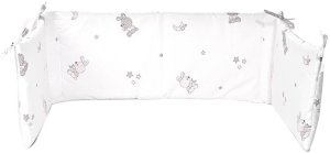 Lovelės apsauga Lorelli, 27 cm, Little Rabbits Gray 1