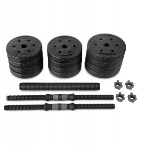 Spokey Hantle Pondus bitumiczne 2 x 10 kg Czarne 4