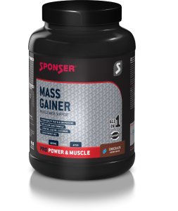 Odżywka SPONSER MASS GAINER Czekolada Puszka 1200g (NEW 2025) 1