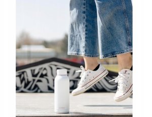 Quokka Solid - Butelka termiczna ze stali nierdzewnej 510 ml (White) 4