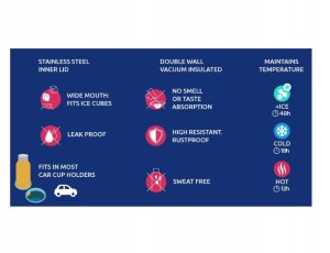 Quokka Solid - Butelka termiczna ze stali nierdzewnej 510 ml (Solid Mint) 5