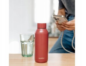 Quokka Solid - Butelka termiczna ze stali nierdzewnej 510 ml (Firebrick Red) 3