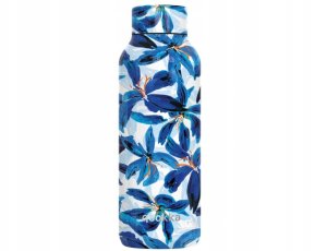 Quokka Solid - Butelka termiczna ze stali nierdzewnej 510 ml (Blue Hibiscus) 1