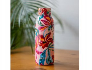 Quokka Solid - Butelka termiczna ze stali nierdzewnej 510 ml (Tropical Bloom) 2