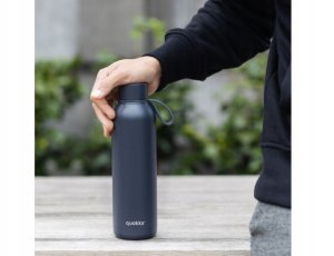 Quokka Solid With Strap - Butelka termiczna ze stali nierdzewnej 630 ml z paskiem (Slate) 2