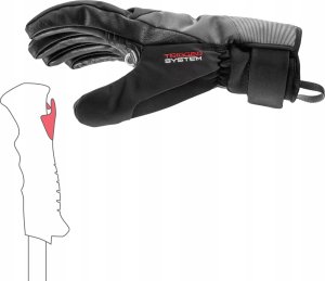 LEKI RĘKAWICE Sparrow 3D black-graphite 8.0 4