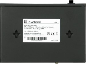 Switch LevelOne Switch 6x GE GEP-0625 2.5GbE 57W 8xPoE+ sw 9