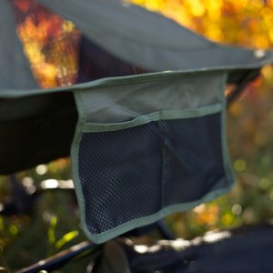 OFFLANDER DUŻE KRZESŁO KEMPINGOWE SKŁADANE OLIWKOWE 6