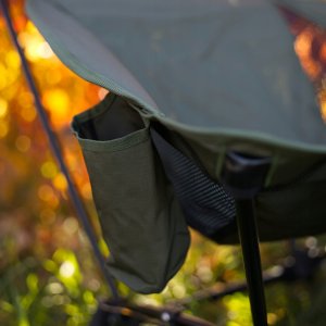 OFFLANDER DUŻE KRZESŁO KEMPINGOWE SKŁADANE OLIWKOWE 9