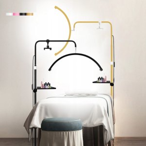 Lampa Led Kosmetyczna Bezcieniowa Moon Do Makijażu Paznokci Rzęs 45w +pilot / Gx580pro Biały 11