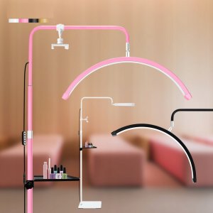 Lampa Led Kosmetyczna Bezcieniowa Moon Do Makijażu Paznokci Rzęs 45w +pilot / Gx580pro Biały 12