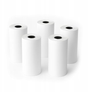 Papier Biały Wkład Wkłady 5x Rolka 53 Mm 53mm X 6,5m Do Love Instant X6 / S1 / Phomemo T02 / M02x 2