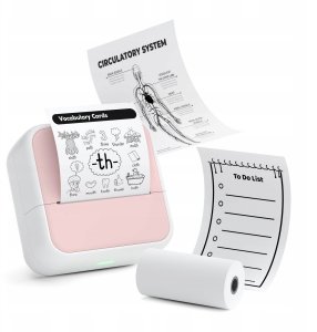 Papier Biały Wkład Wkłady 5x Rolka 53 Mm 53mm X 6,5m Do Love Instant X6 / S1 / Phomemo T02 / M02x 3