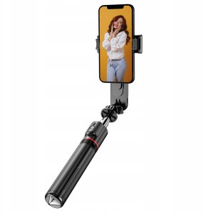 Statyw Selfie Stick Monopod + Pilot Oświetlenie Led 3w1 Na Telefon / Gopro / Selfie Lume 5