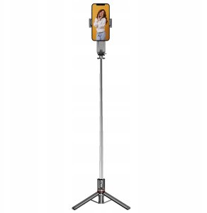 Statyw Selfie Stick Monopod + Pilot Oświetlenie Led 3w1 Na Telefon / Gopro / Selfie Lume 8