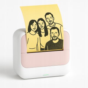 Papier Kolorowy Kolor Wkład Wkłady 3x Rolka 53mm X 6,5m Love Instant X6 / S1 / Phomemo T02 / M02x / M02 Pro 5