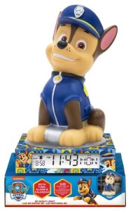 KIDS Lampka Nocna Z Budzikiem Zegar Data Budzik Ekran Lcd Paw Patrol / Psi Patrol / Pw19972 2