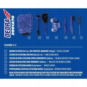 Zestaw do czyszczenia, mycia i pielęgnacji roweru 7cz. 3