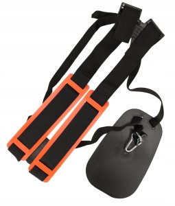 Kosa spalinowa 1,45kW 52cc szelki,osłona,3xgłowica,żyłka,tar 32