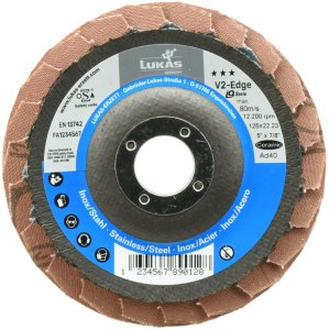 LUKAS ŚCIERNICA LISTKOWA 125mm V2 EDGE P40 CERAMIC AD 1