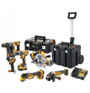 Zestaw elektronarzędzi Dewalt 12-elementowy (DCK624P3T-QW) 1