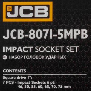 JCB JCB NASADKI UDAROWE  6K 1"  7szt. (46-75mm) 4