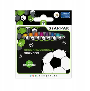 Starpak KREDKI WOSK 12KOL FOOTBALL STK PUD 12/144 2
