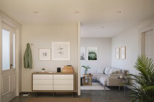 Zestaw opraw do wbudowania LANATI COIN LED 3X 6W 470lm 84mm 2700K IP20 230V drewno / aluminium 9